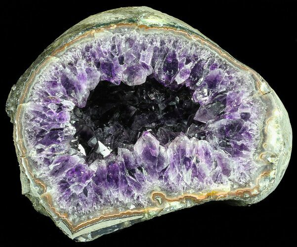 Sparkling Purple Amethyst Geode - Uruguay #57218
